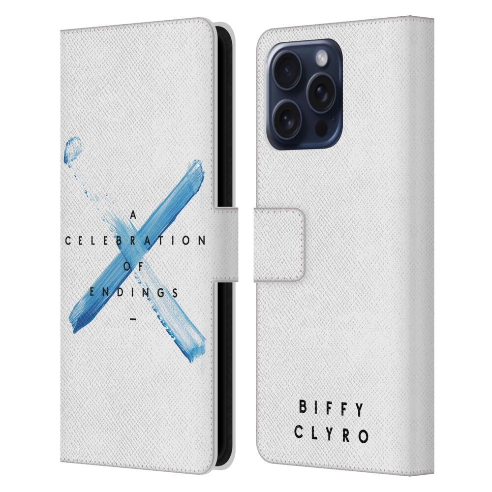 BIFFY CLYRO ビッフィクライロ - Graphics / A Celebration Of Endings レザー手帳型 / Apple iPhoneケース 【公式 / オフィシャル】