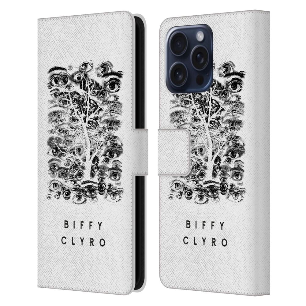 BIFFY CLYRO ビッフィクライロ - Graphics / Eyes レザー手帳型 / Apple iPhoneケース 【公式 / オフィシャル】