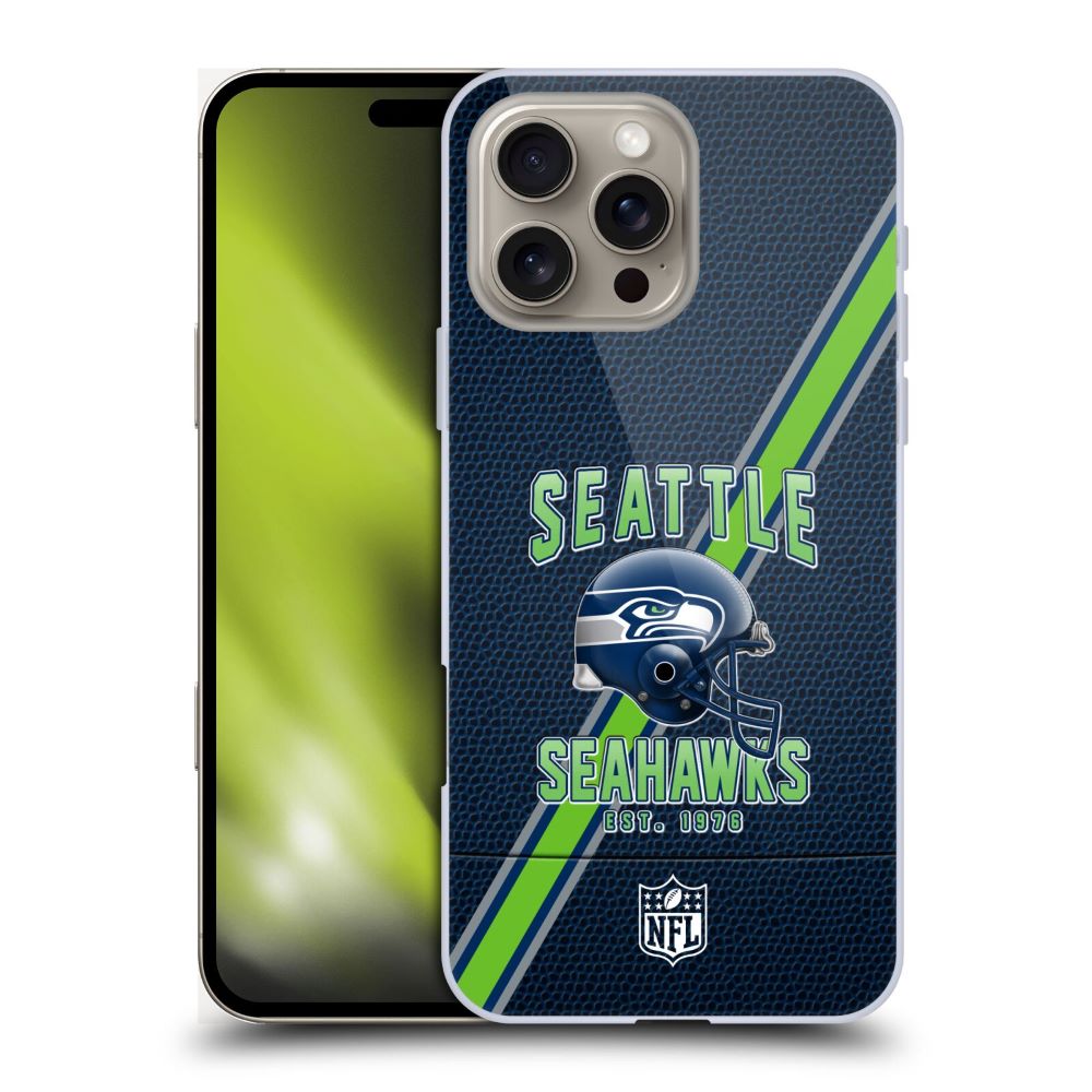 SEATTLE SEAHAWKS（NFL） シアトルシーホークス シアトルシーホークス - Football Stripes ハード case / Apple iPhoneケース 【公式 / オフィシャル】