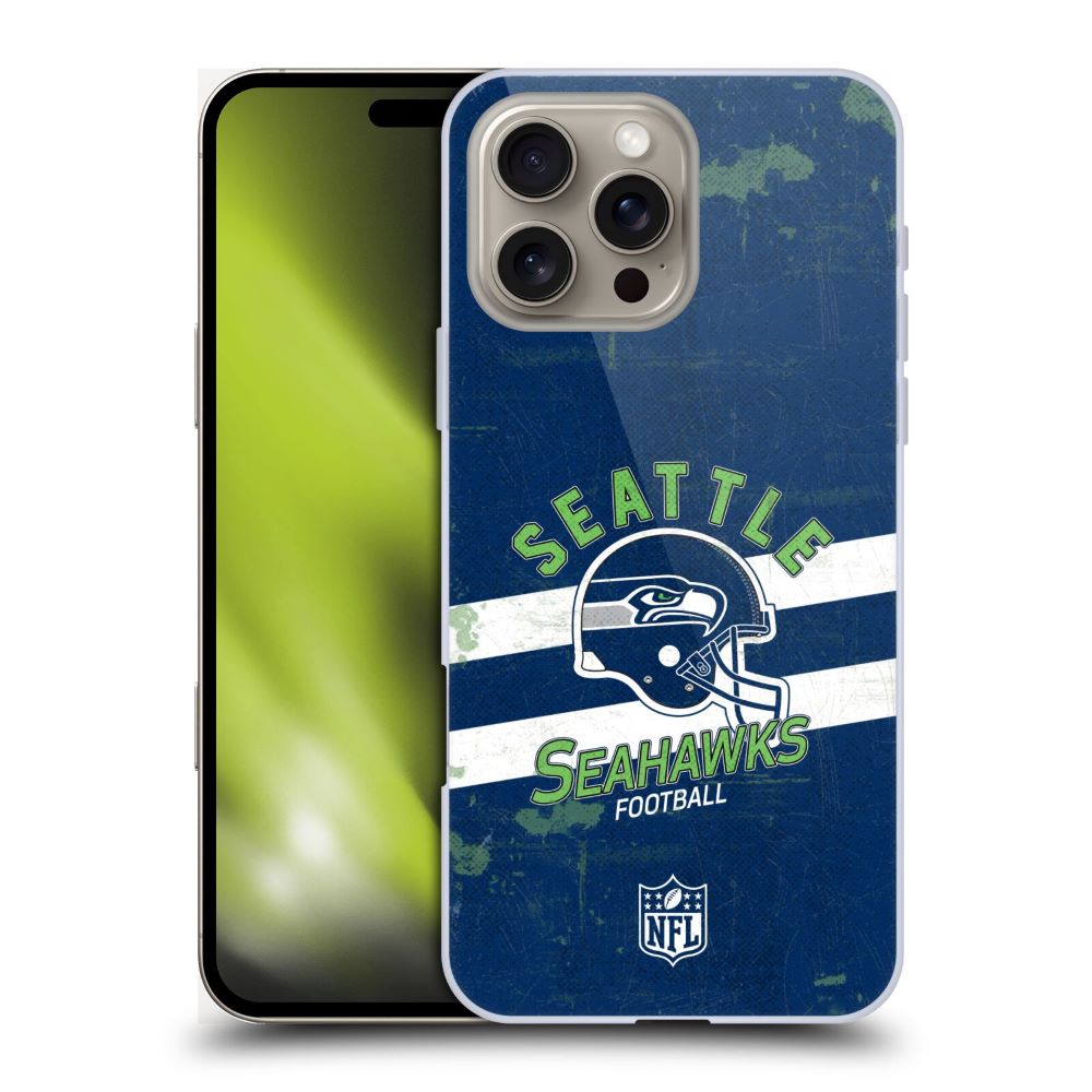 SEATTLE SEAHAWKS（NFL） シアトルシーホークス シアトルシーホークス - Helmet Distressed ハード case / Apple iPhoneケース 【公式 / オフィシャル】