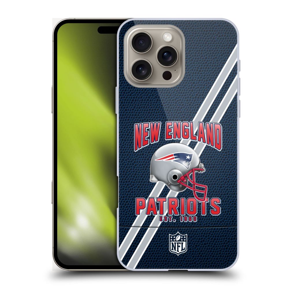 NEW ENGLAND PATRIOTS（NFL） パッツ パッツ - Football Stripes ハード case / Apple iPhoneケース 【公式 / オフィシャル】