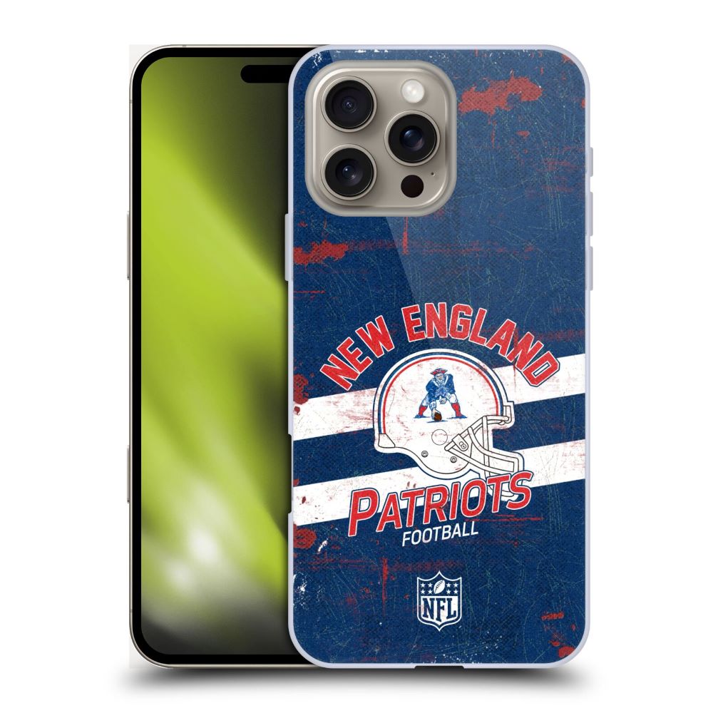 NEW ENGLAND PATRIOTS（NFL） パッツ パッツ - Helmet Distressed ハード case / Apple iPhoneケース 【公式 / オフィシャル】