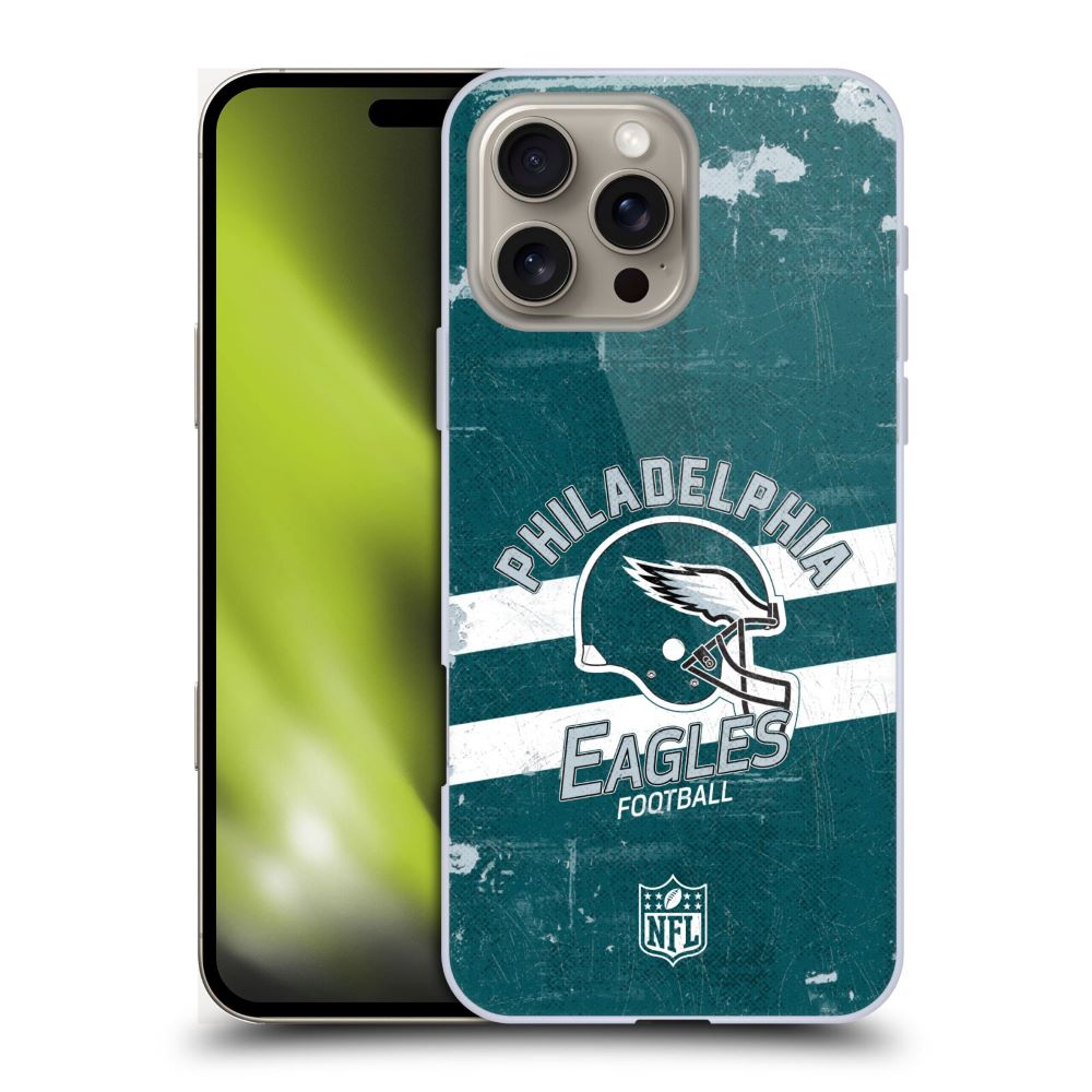 PHILADELPHIA EAGLES（NFL） フィラデルフィアイーグルス フィラデルフィアイーグルス - Helmet Distressed ハード case / Apple iPhoneケース 【公式 / オフィシャル】