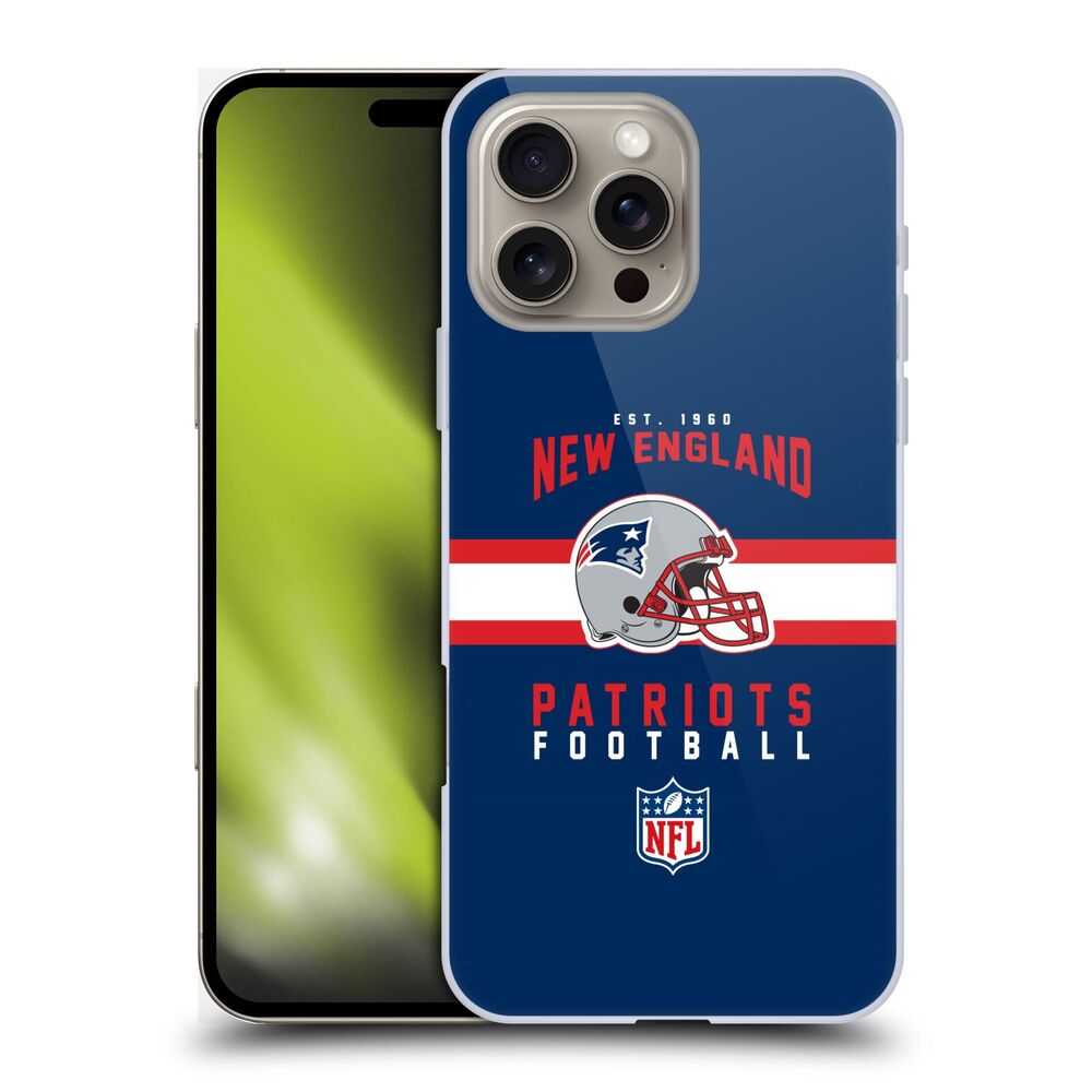 NEW ENGLAND PATRIOTS（NFL） パッツ パッツ - Helmet Typography ハード case / Apple iPhoneケース 【公式 / オフィシャル】