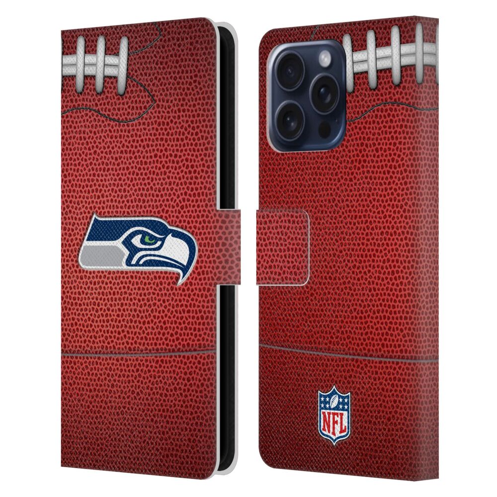 SEATTLE SEAHAWKS（NFL） シアトルシーホークス シアトルシーホークス - Football レザー手帳型 / Apple iPhoneケース 【公式 / オフィシャル】