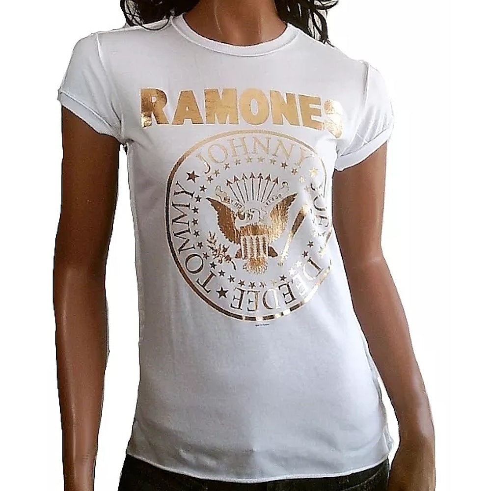 
                  
                    RAMONES ラモーンズ (来日 45周年 ) - Gold Foil / Amplified（ ブランド ） / Tシャツ / レディース
                  
                