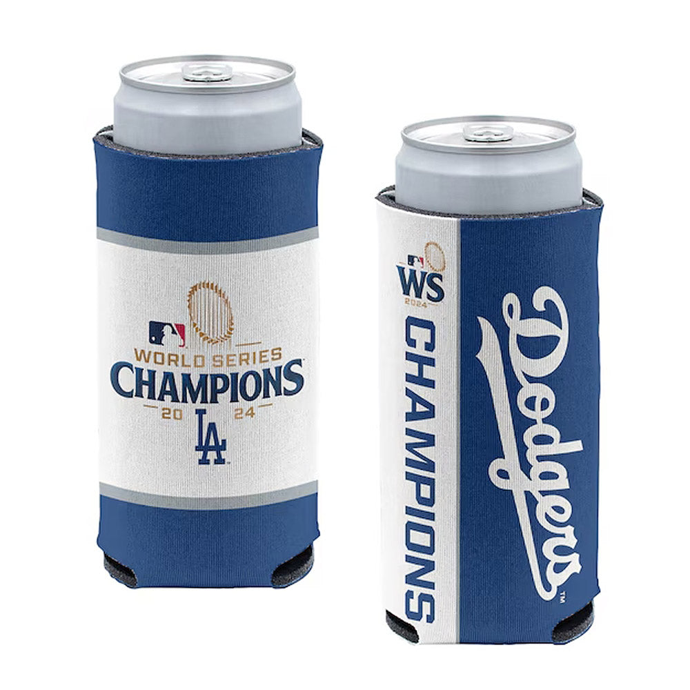 LOS ANGELES DODGERS（MLB） ロサンゼルスドジャース - 2024 World Series Champions Slim Can Cooler / ドリンク用品 【公式 / オフィシャル】