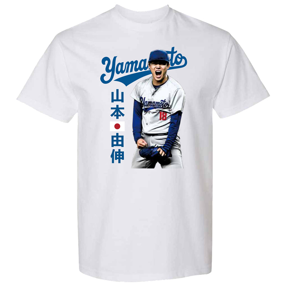 YOSHINOBU YAMAMOTO 山本由伸 - MLB東京ツアー限定 / YAMAMOTO / 7oz ヘビーウェイト / Tシャツ / メンズ 【公式 / オフィシャル】