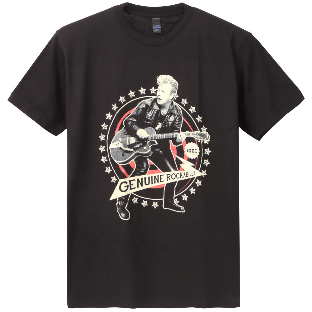 BRIAN SETZER ブライアンセッツァー GENIUNE ROCKABILLY Tシャツ メンズ 公式 オフィシャル