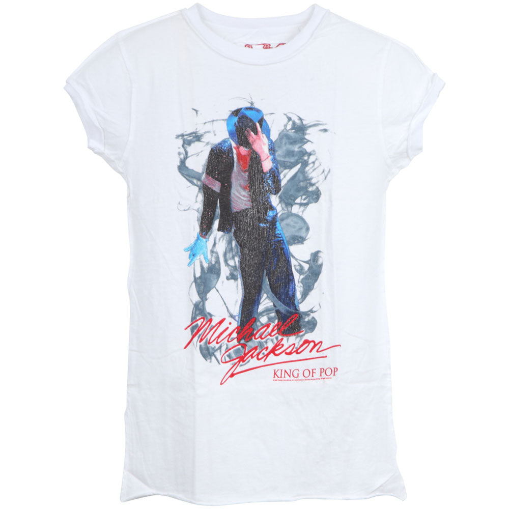 MICHAEL JACKSON マイケルジャクソン (2025年 映画公開 ) - KING OF POP SMOKE / Amplified（ ブランド ） / Tシャツ / レディース 【公式 / オフィシャル】