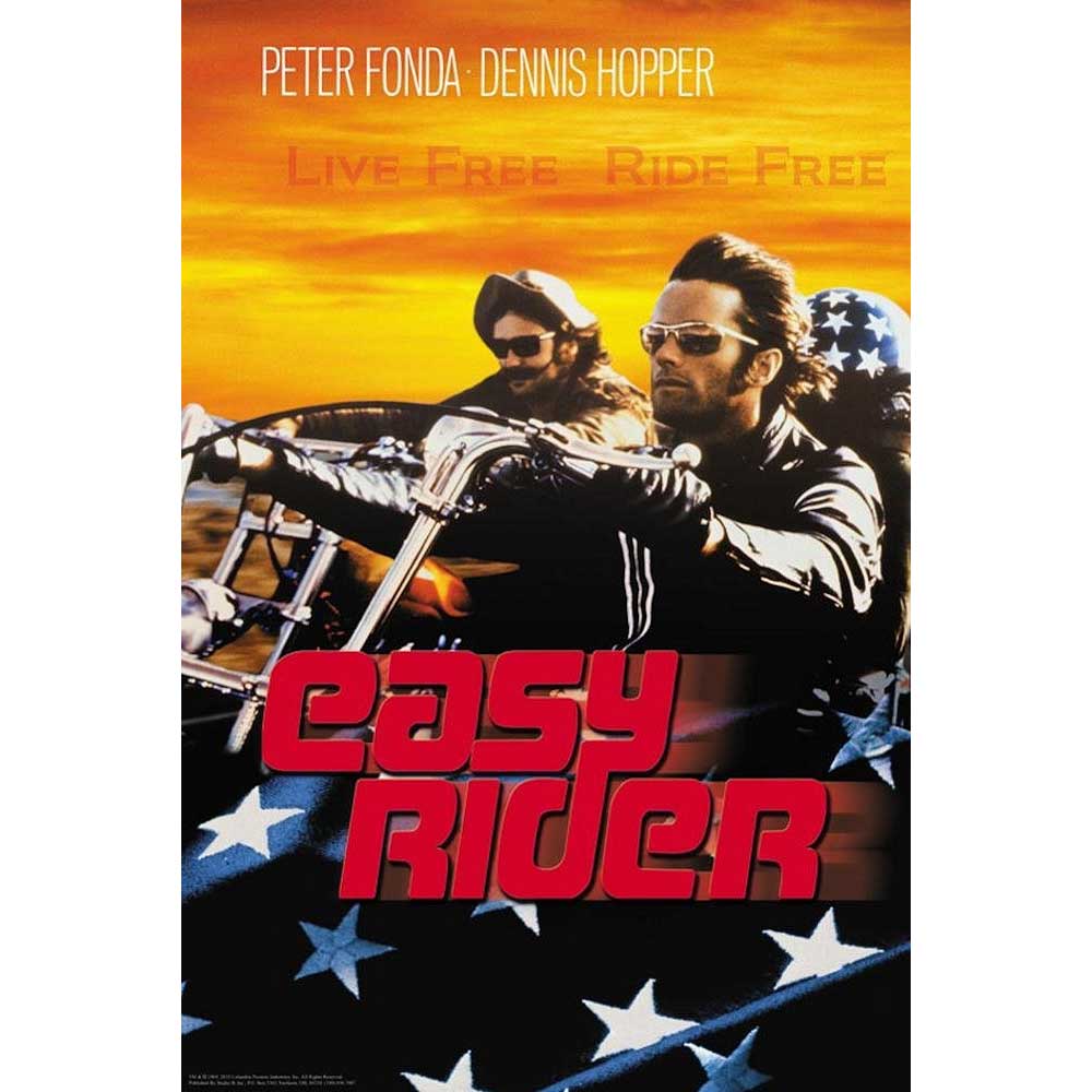 EASY RIDER イージーライダー - Live Free Ride Free / ポスター 【公式 / オフィシャル】