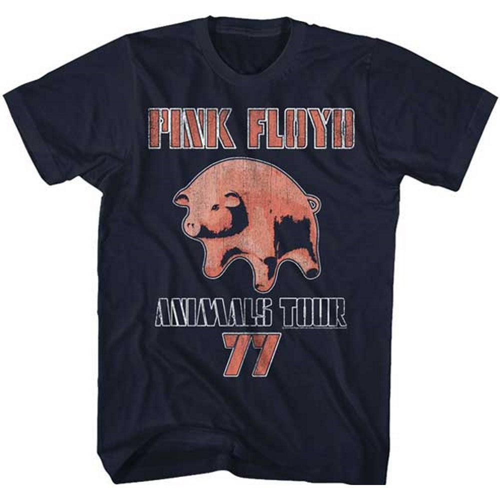 PINK FLOYD ピンクフロイド (「対」 30周年 ) - ANIMALS 77 / バックプリントあり / Tシャツ / メンズ 【公式 / オフィシャル】