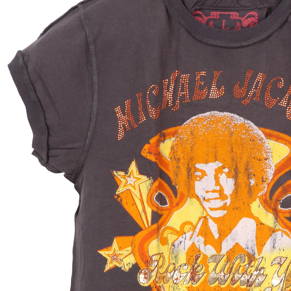 
                  
                    MICHAEL JACKSON マイケルジャクソン (2025年 映画公開 ) - ROCK WITH YOU / Amplified（ ブランド ） / Tシャツ / レディース
                  
                