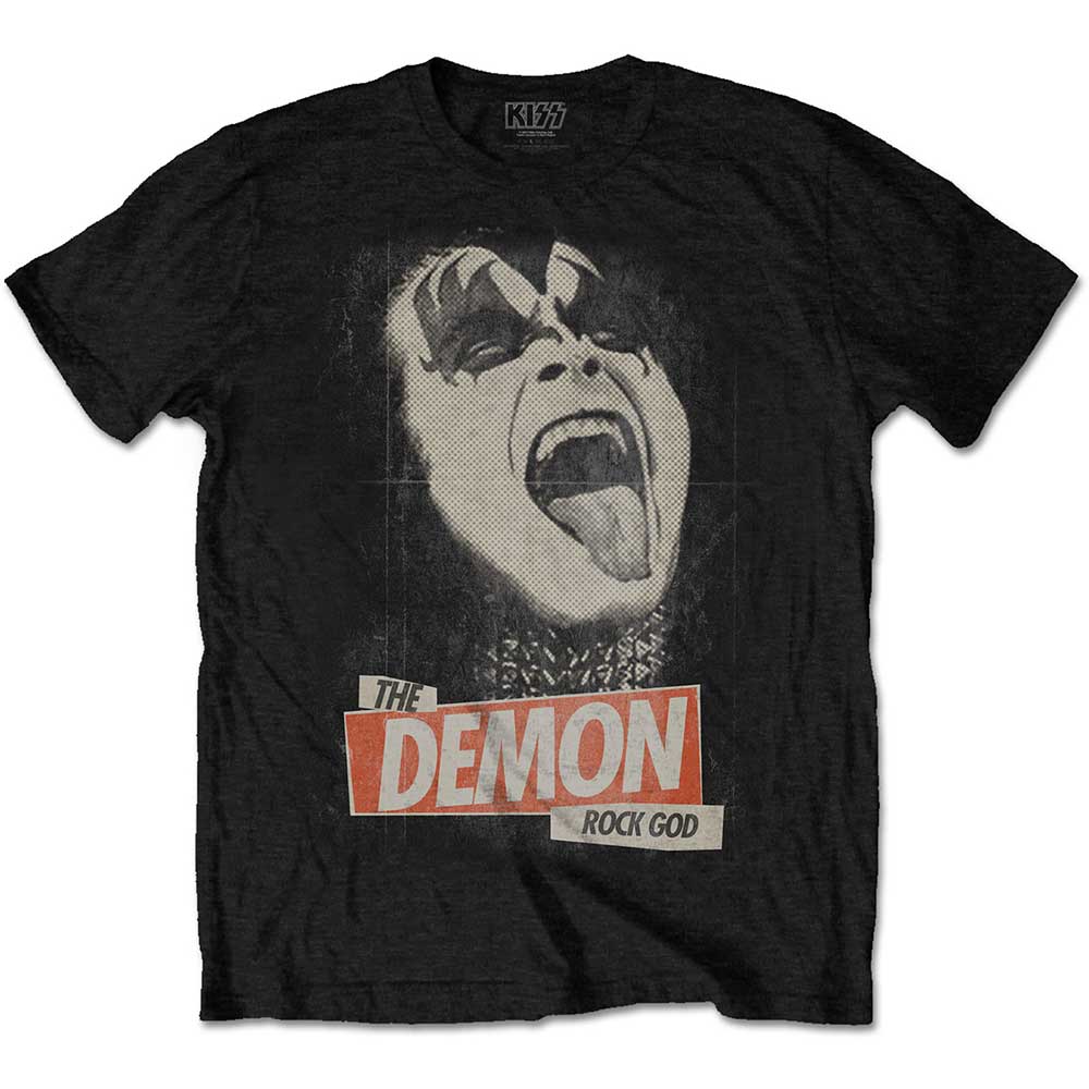 KISS キッス (デビュー 50周年 ) - The Demon Rock / Tシャツ / メンズ 【公式 / オフィシャル】