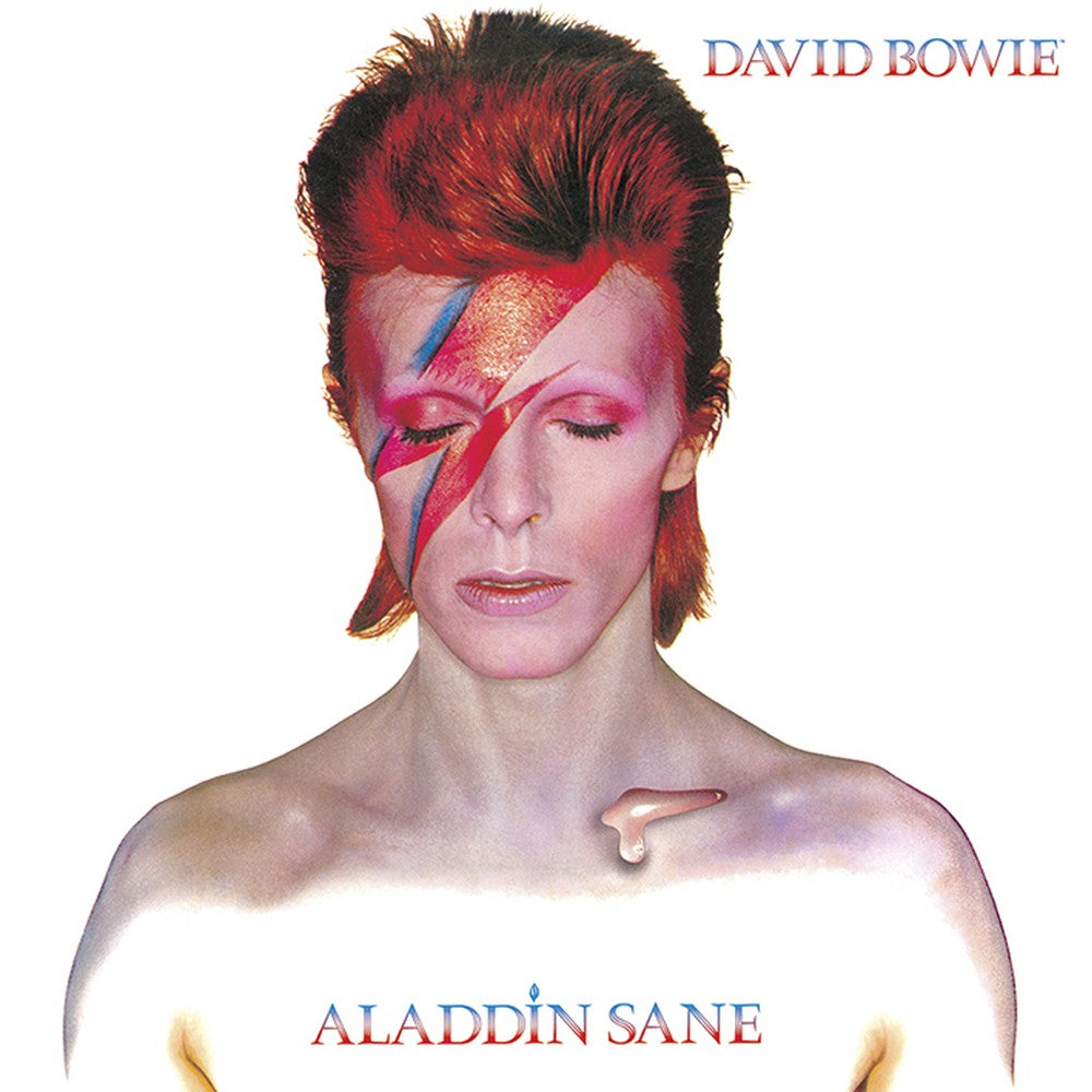 DAVID BOWIE デヴィッドボウイ - Aladdin Sane / キャンバス・プリント木枠（40×40×2.5cm） / インテリア額 【公式 / オフィシャル】