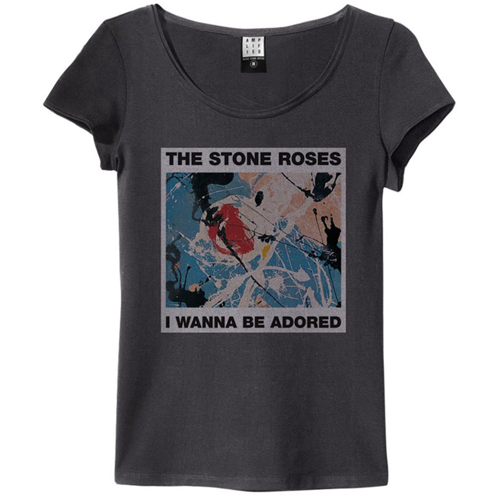 STONE ROSES ストーンローゼズ (デビュー 35周年 ) - I WANNA BE ADORED / Amplified（ ブランド ） / Tシャツ / レディース 【公式 / オフィシャル】