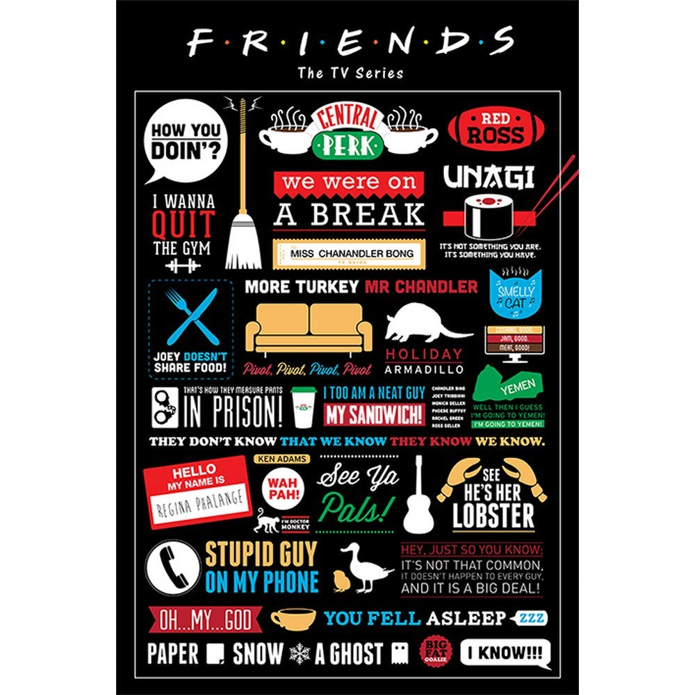 
                  
                    FRIENDS フレンズ (30周年 ) - Infographic / ポスター 【公式 / オフィシャル】
                  
                