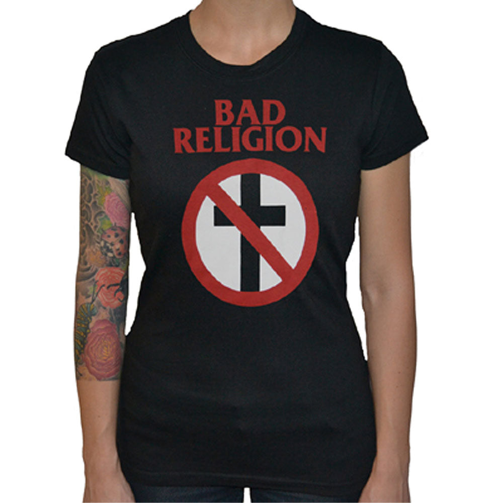 BAD RELIGION バッドレリジョン (結成 45周年 ) Classic Crossbuster Tシャツ 公式 オフィシャル