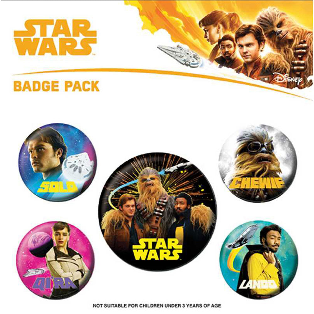 STAR WARS スターウォーズ (「エピソード1」 25周年 ) - Badge Pack 5個セット / バッジ 【公式 / オフィシャル】