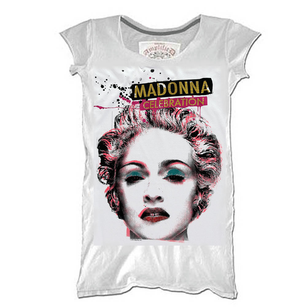 
                  
                    MADONNA マドンナ - Madonna Celebration Foil / Amplified（ ブランド ） / レア / Tシャツ / レディース 【公式 / オフィシャル】
                  
                