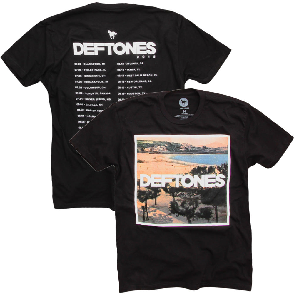 DEFTONES デフトーンズ California 2015 Tour バックプリントあり Tシャツ メンズ 公式 オフィシャル