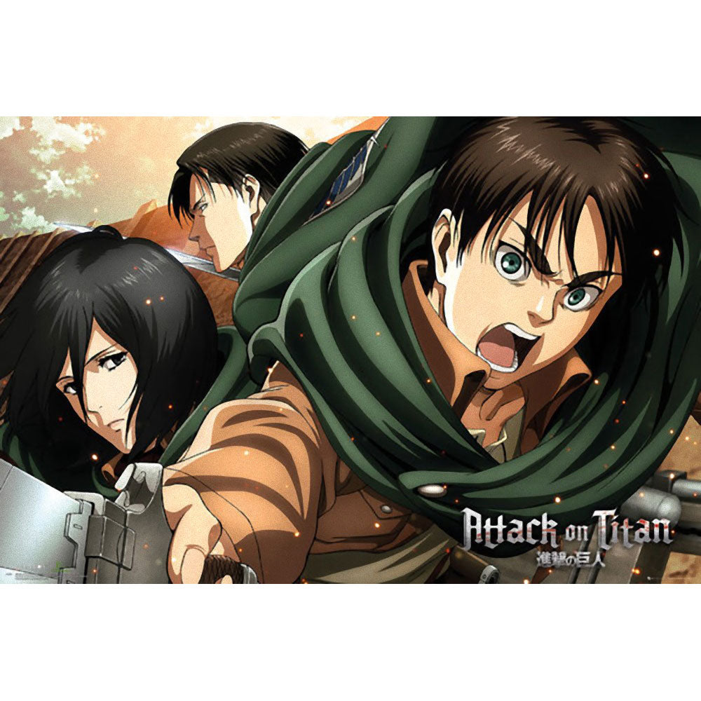 ATTACK ON TITAN 進撃の巨人 (11月 映画公開 ) SEASON 2 Scouts ポスター 公式 オフィシャルル