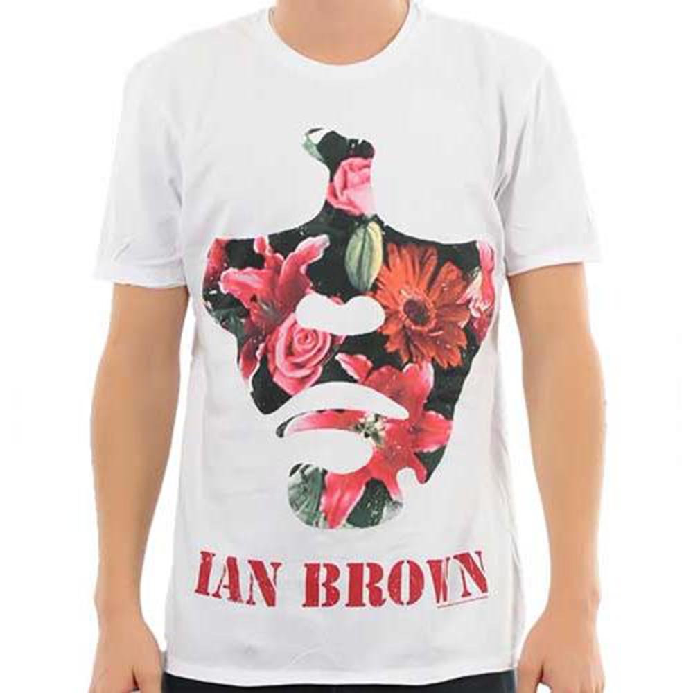 STONE ROSES ストーンローゼズ (デビュー 35周年 ) - Ian Brown Flowers / Amplified（ ブランド ） / Tシャツ / メンズ 【公式 / オフィシャル】