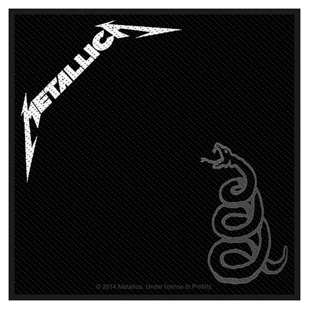 METALLICA メタリカ - BLACK ALBUM / ワッペン 【公式 / オフィシャル】