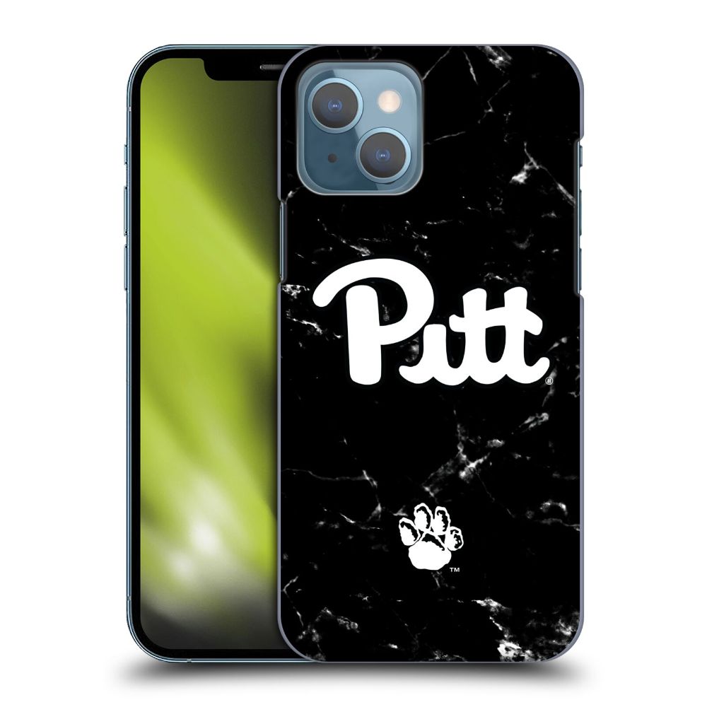 UNIVERSITY OF PITTSBURGH ピッツバーグ大学 - Black And White Marble 2 ハード case / Apple iPhoneケース 【公式 / オフィシャル】