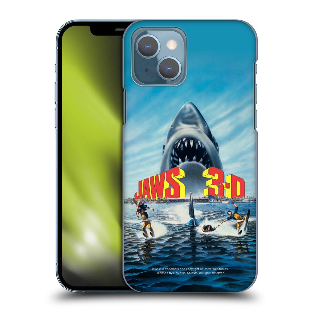 JAWS ジョーズ - Poster 3-D ハード case / Apple iPhoneケース 【公式 / オフィシャル】