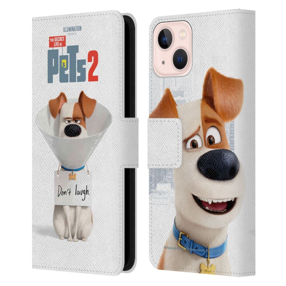 SECRET LIFE OF PETS ペット - Max Jack Russell Dog レザー手帳型 / Apple iPhoneケース 【公式 / オフィシャル】