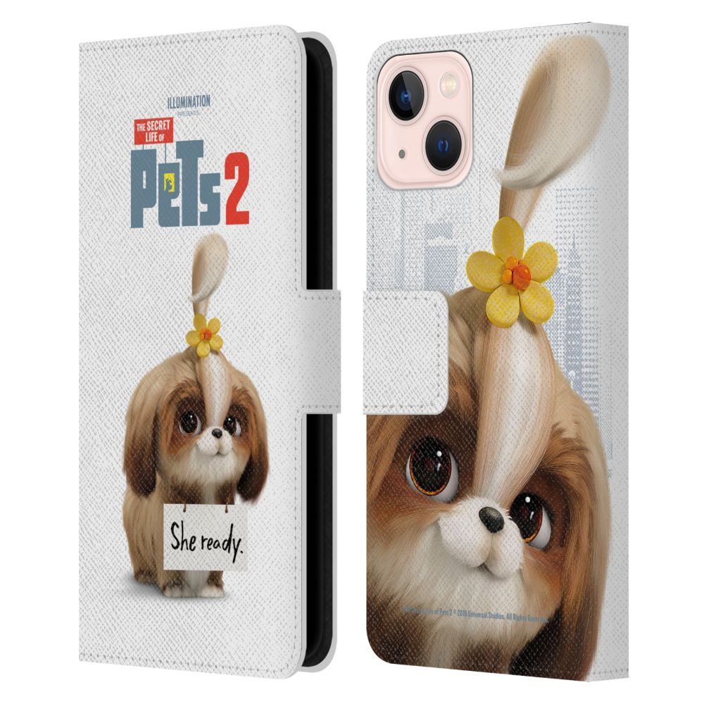 SECRET LIFE OF PETS ペット - Daisy Shi Tzu Dog レザー手帳型 / Apple iPhoneケース 【公式 / オフィシャル】