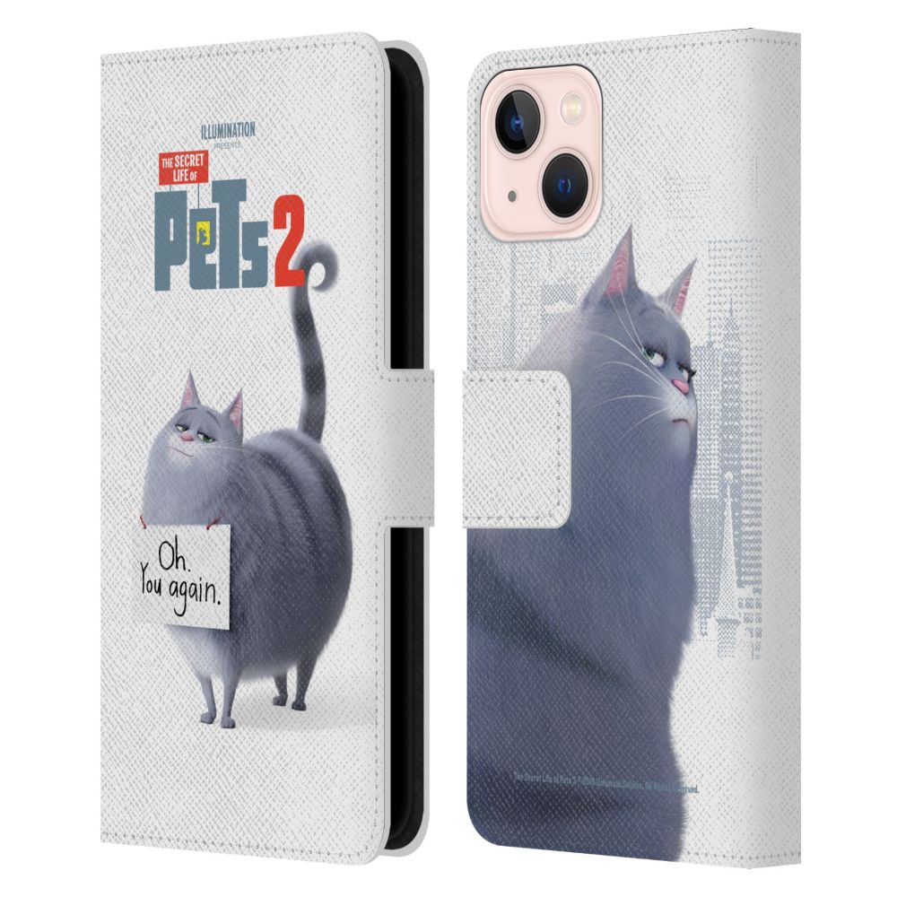 SECRET LIFE OF PETS ペット - Chloe Cat レザー手帳型 / Apple iPhoneケース 【公式 / オフィシャル】