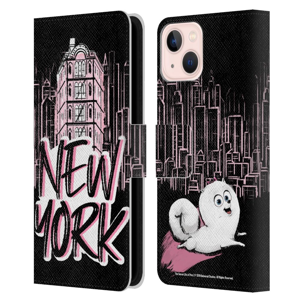 SECRET LIFE OF PETS ペット - New York City レザー手帳型 / Apple iPhoneケース 【公式 / オフィシャル】