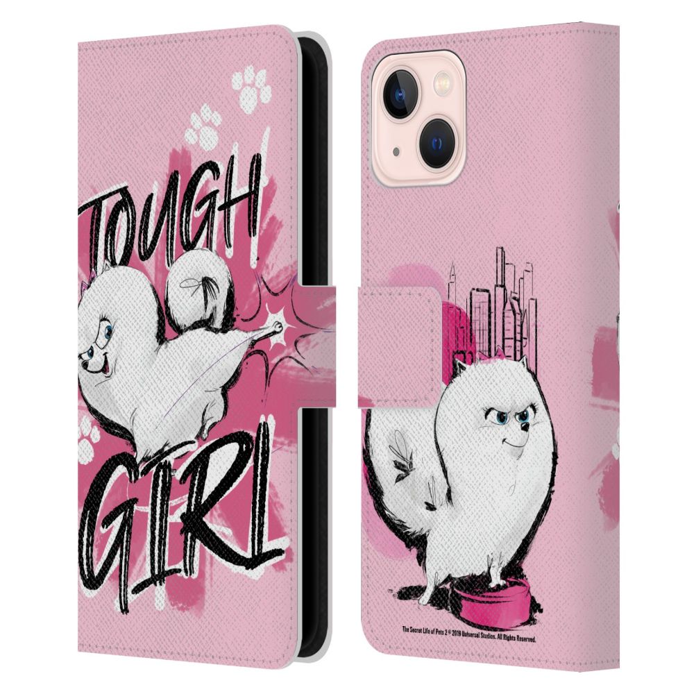 SECRET LIFE OF PETS ペット - Tough Girl Dog レザー手帳型 / Apple iPhoneケース 【公式 / オフィシャル】