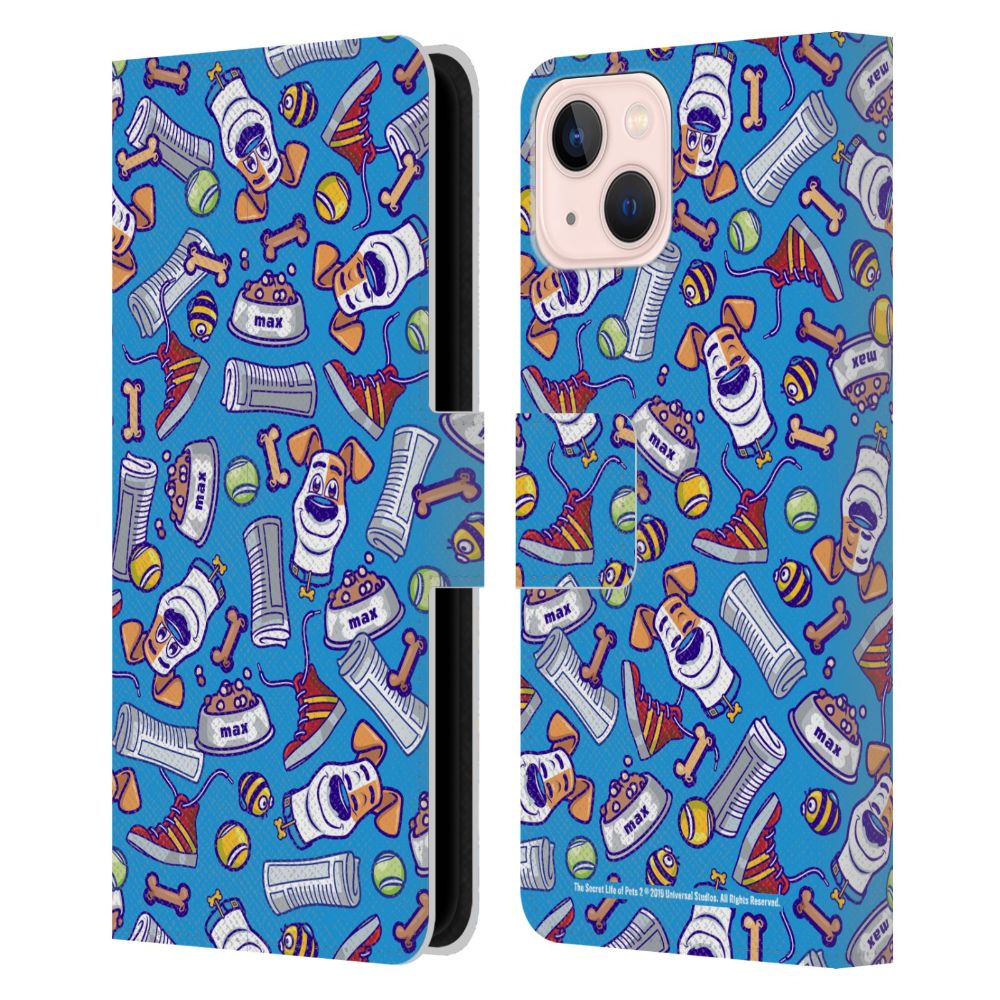 SECRET LIFE OF PETS ペット - Max Pattern レザー手帳型 / Apple iPhoneケース 【公式 / オフィシャル】