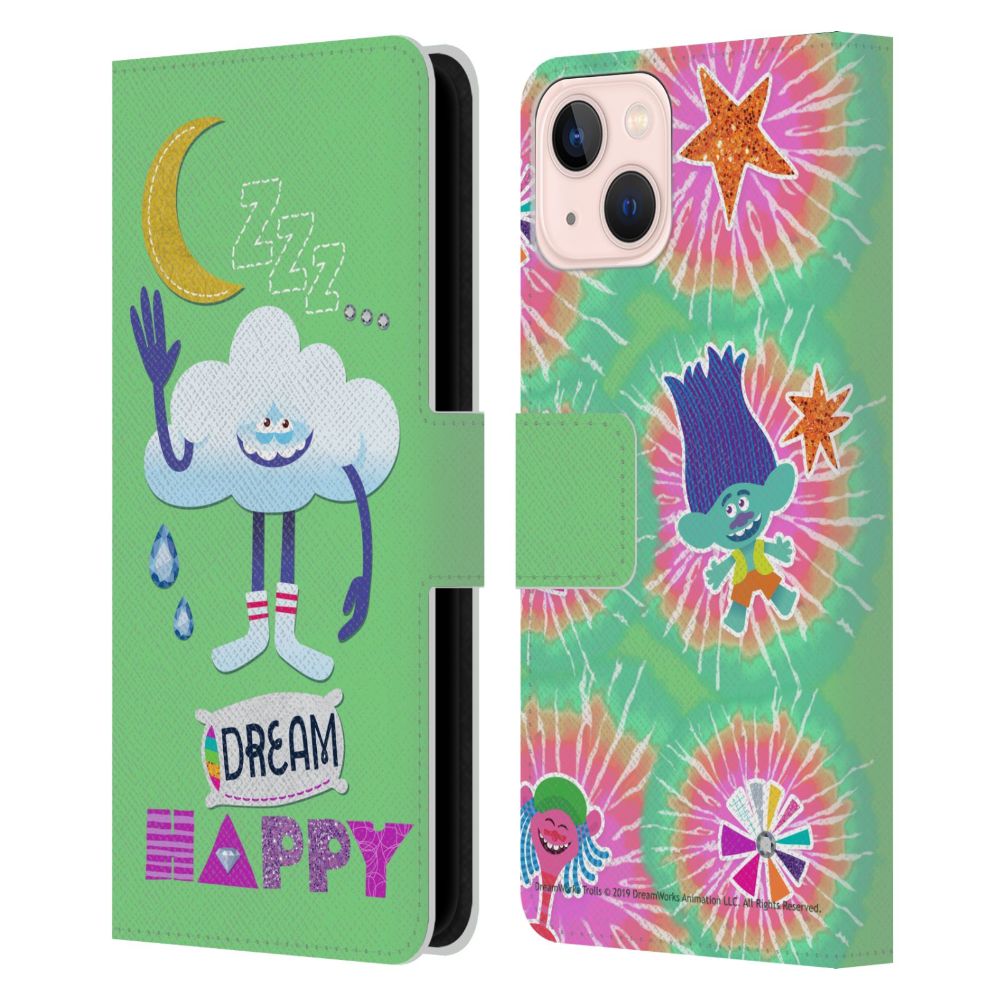 TROLLS トロールズ - Graphics / Dream Happy Cloud レザー手帳型 / Apple iPhoneケース 【公式 / オフィシャル】