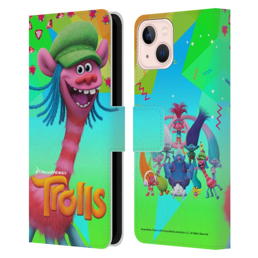 TROLLS トロールズ - Snack Pack / Cooper レザー手帳型 / Apple iPhoneケース 【公式 / オフィシャル】