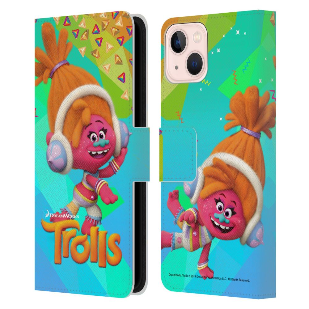 TROLLS トロールズ - Snack Pack / DJ Suki レザー手帳型 / Apple iPhoneケース 【公式 / オフィシャル】