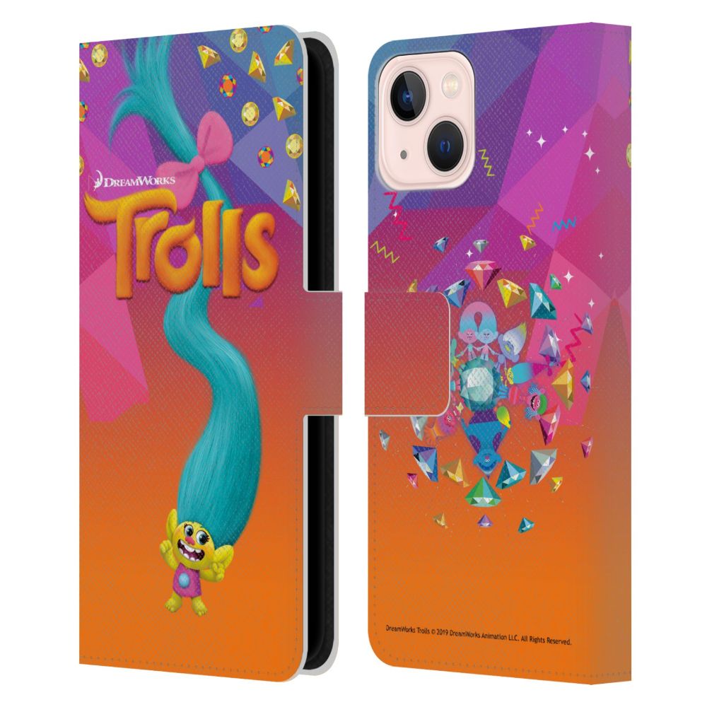 TROLLS トロールズ - Snack Pack / Smidge レザー手帳型 / Apple iPhoneケース 【公式 / オフィシャル】