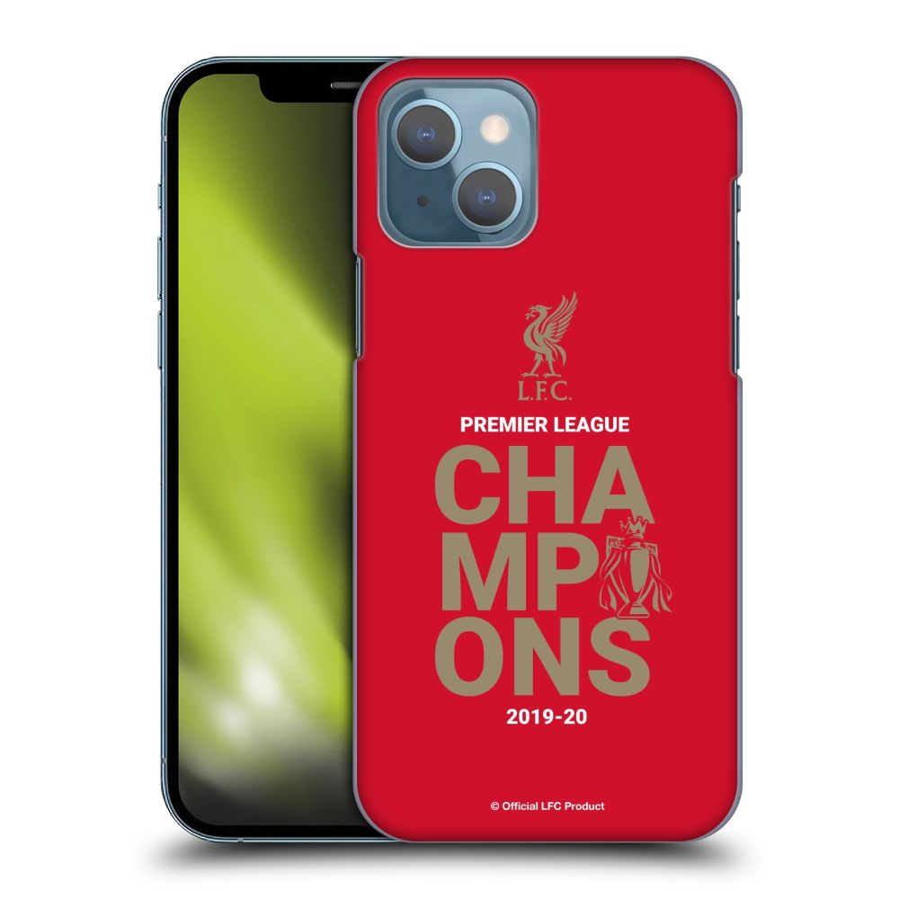 LIVERPOOL FC リヴァプールFC - 2020 Champions / Red Typography ハード case / Apple iPhoneケース 【公式 / オフィシャル】