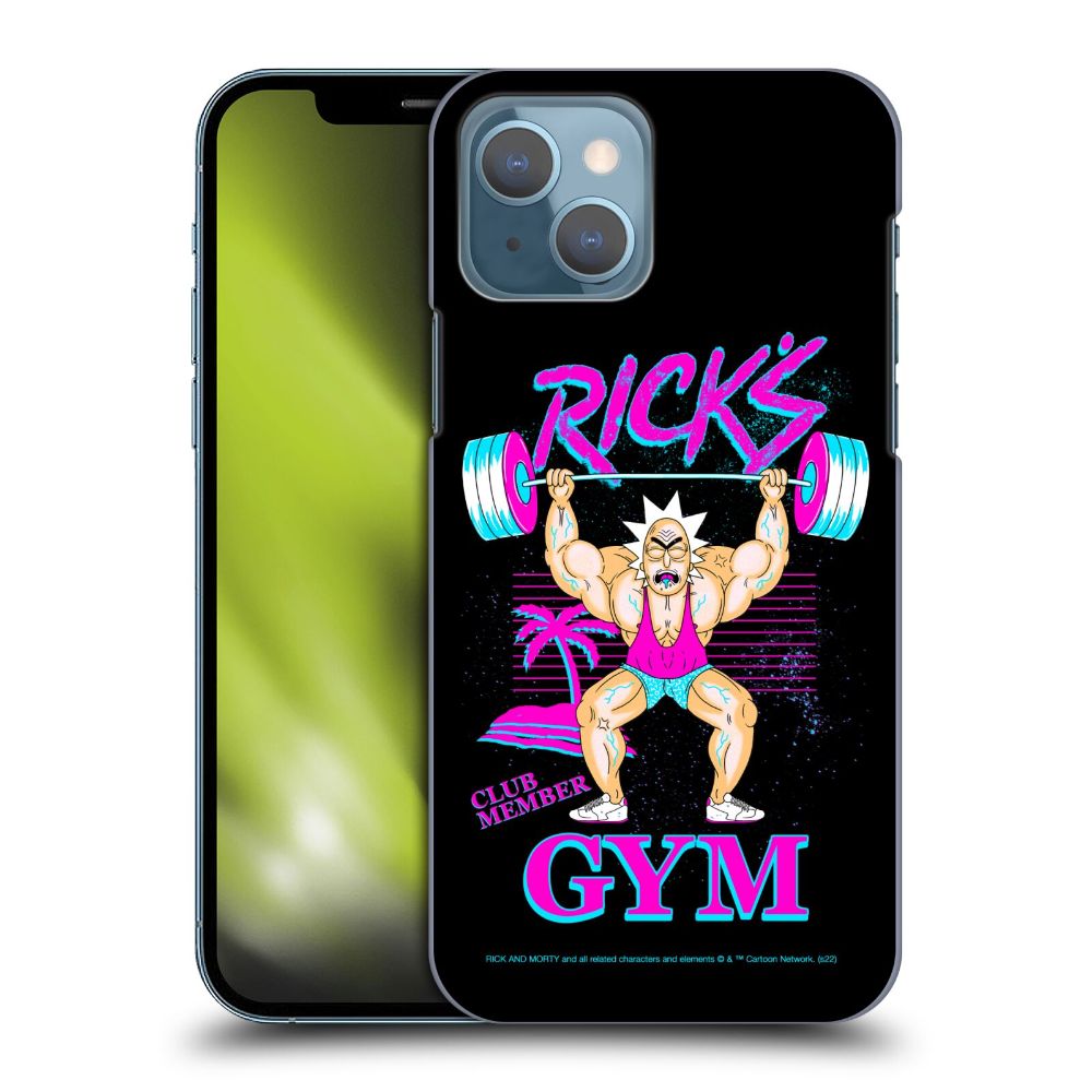 RICK AND MORTY リックアンドモーティ - Season 1 & 2 Graphics / Rick's Gym ハード case / Apple iPhoneケース 【公式 / オフィシャル】