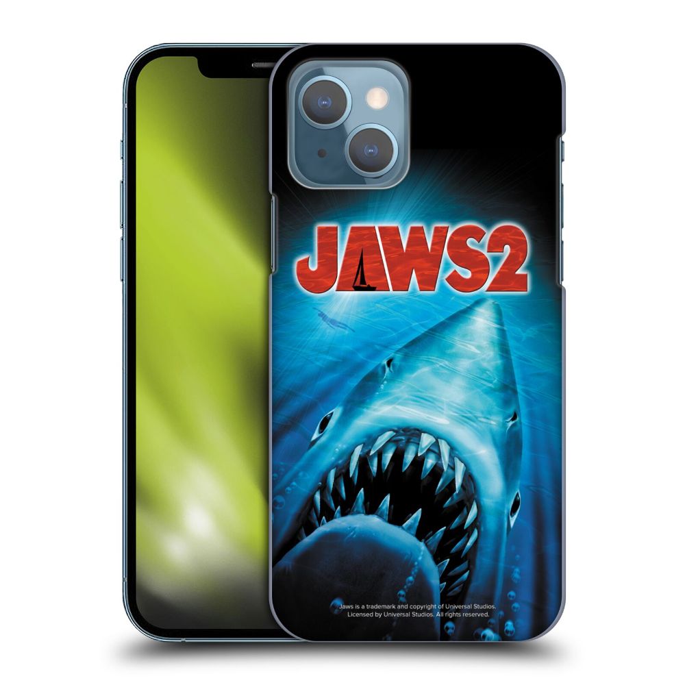 JAWS ジョーズ - Swimming Poster ハード case / Apple iPhoneケース 【公式 / オフィシャル】