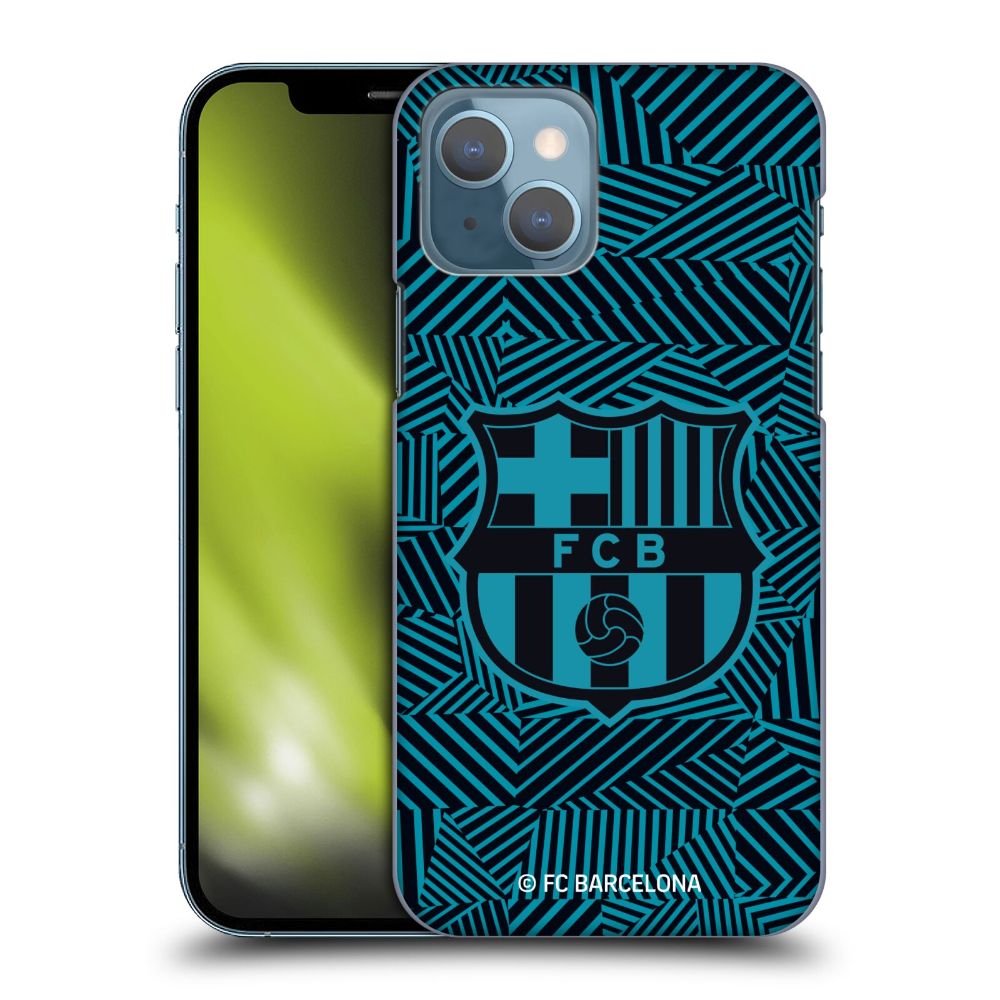 FC BARCELONA FCバルセロナ - 2017/18 Crest / Black ハード case / Apple iPhoneケース 【公式 / オフィシャル】