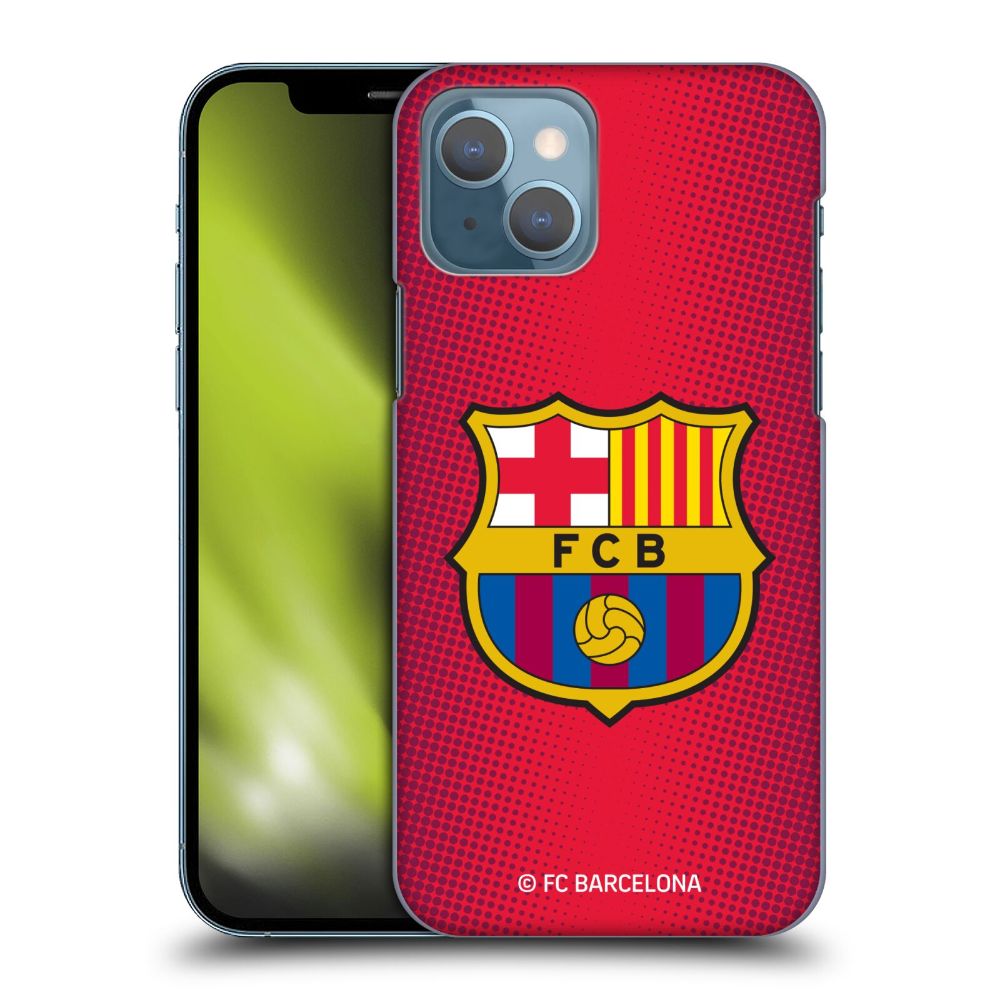 FC BARCELONA FCバルセロナ - 2017/18 Crest / Halftone ハード case / Apple iPhoneケース 【公式 / オフィシャル】