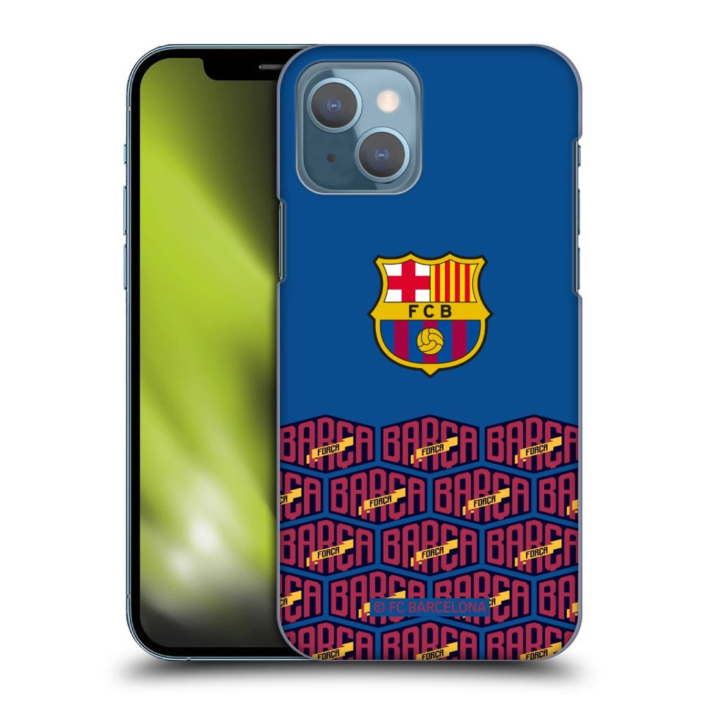 FC BARCELONA FCバルセロナ - 2019/20 Forca Barca / Logo And Pattern ハード case / Apple iPhoneケース 【公式 / オフィシャル】