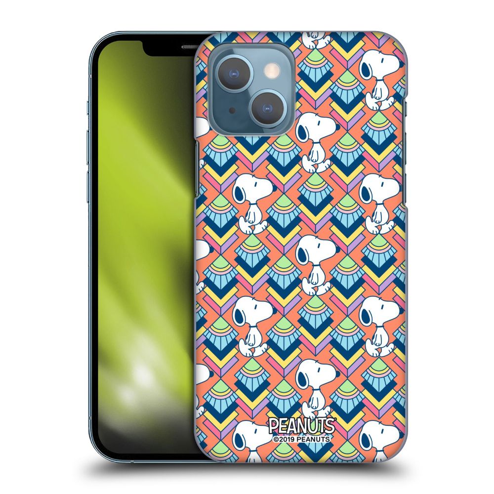 PEANUTS スヌーピー - Deco Dreams / Orange Pattern ハード case / Apple iPhoneケース 【公式 / オフィシャル】