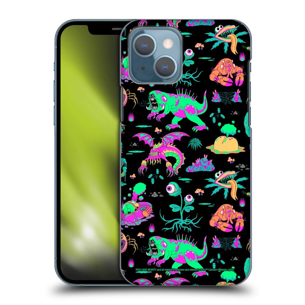 RICK AND MORTY リックアンドモーティ - Season 3 Graphics / Aliens ハード case / Apple iPhoneケース 【公式 / オフィシャル】