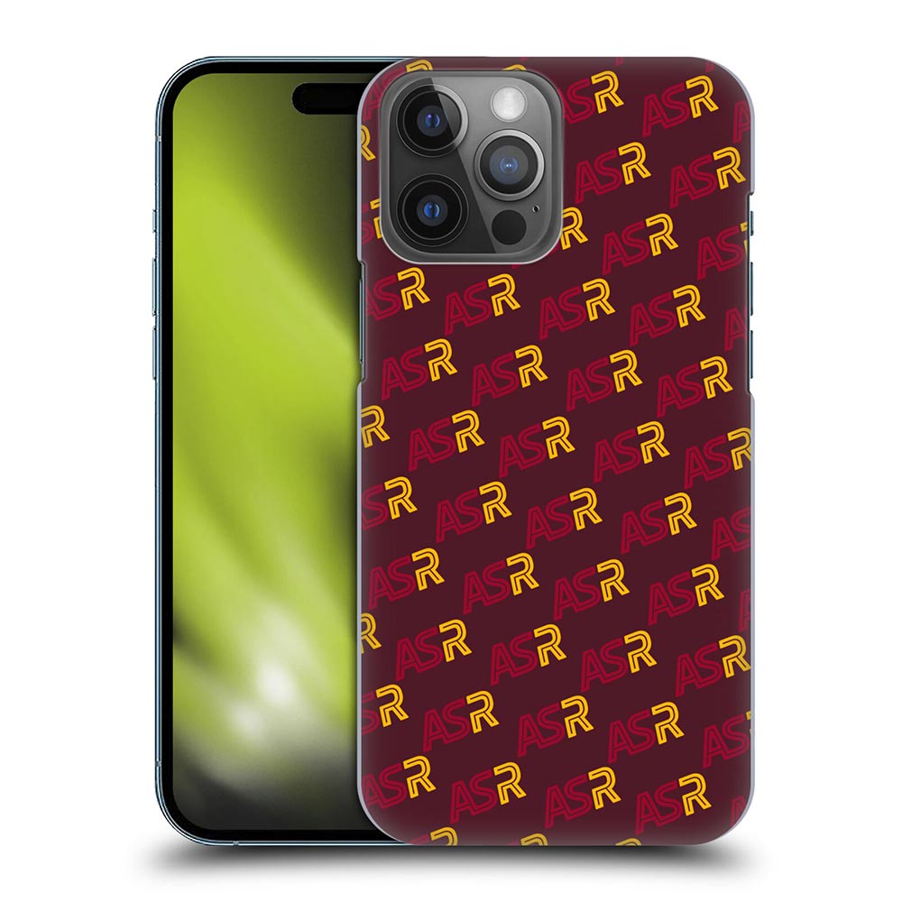 AS ROMA ASローマ - Graphics / Wordmark Pattern ハード case / Apple iPhoneケース 【公式 / オフィシャル】