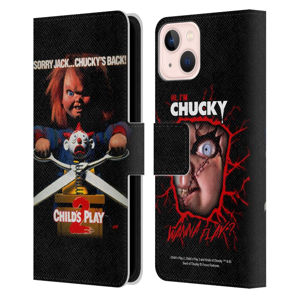 CHILD'S PLAY チャイルドプレイ - II Key Art / Poster レザー手帳型 / Apple iPhoneケース 【公式 / オフィシャル】